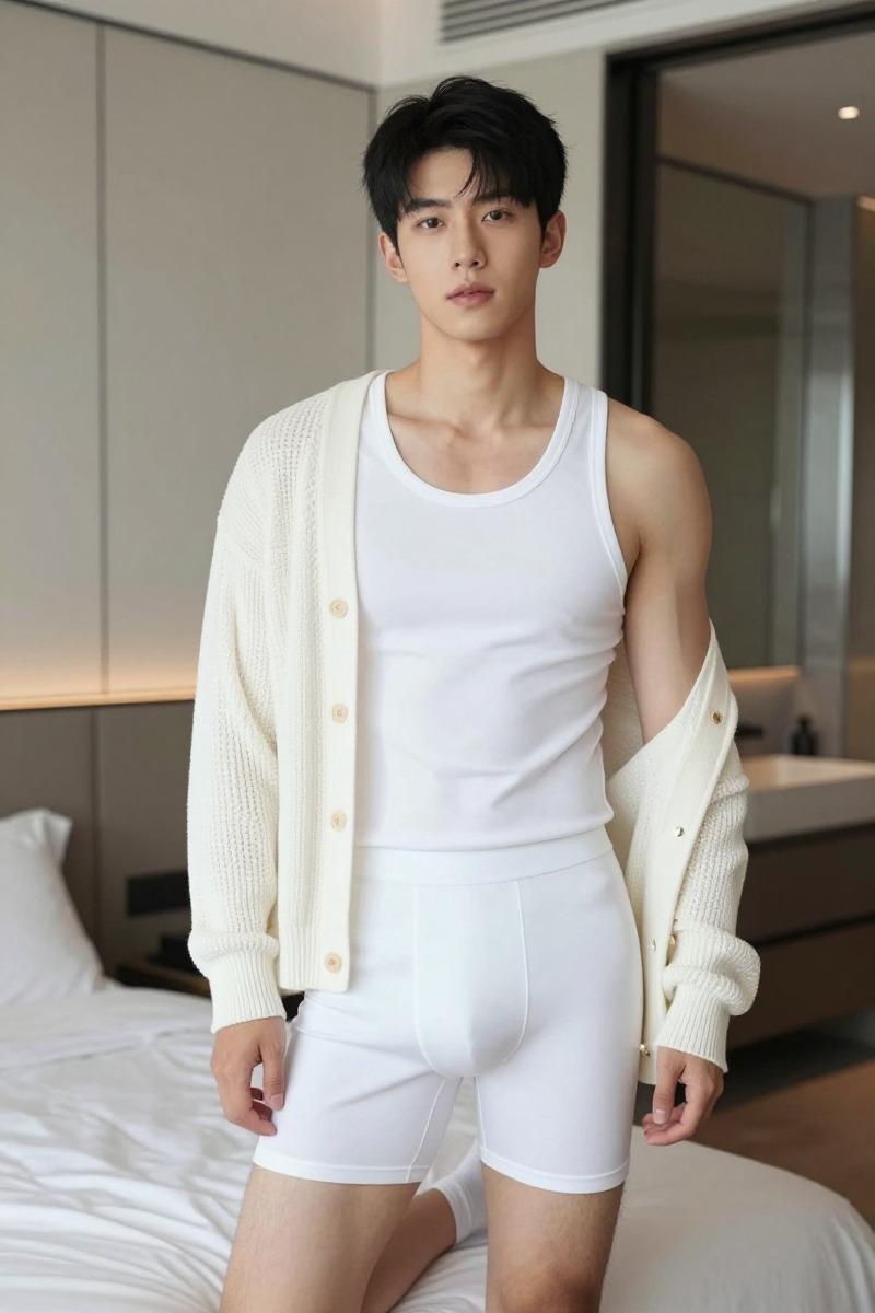 当内衣与背心、开衫和家居层一起出现时，它更像一种生活方式系统。