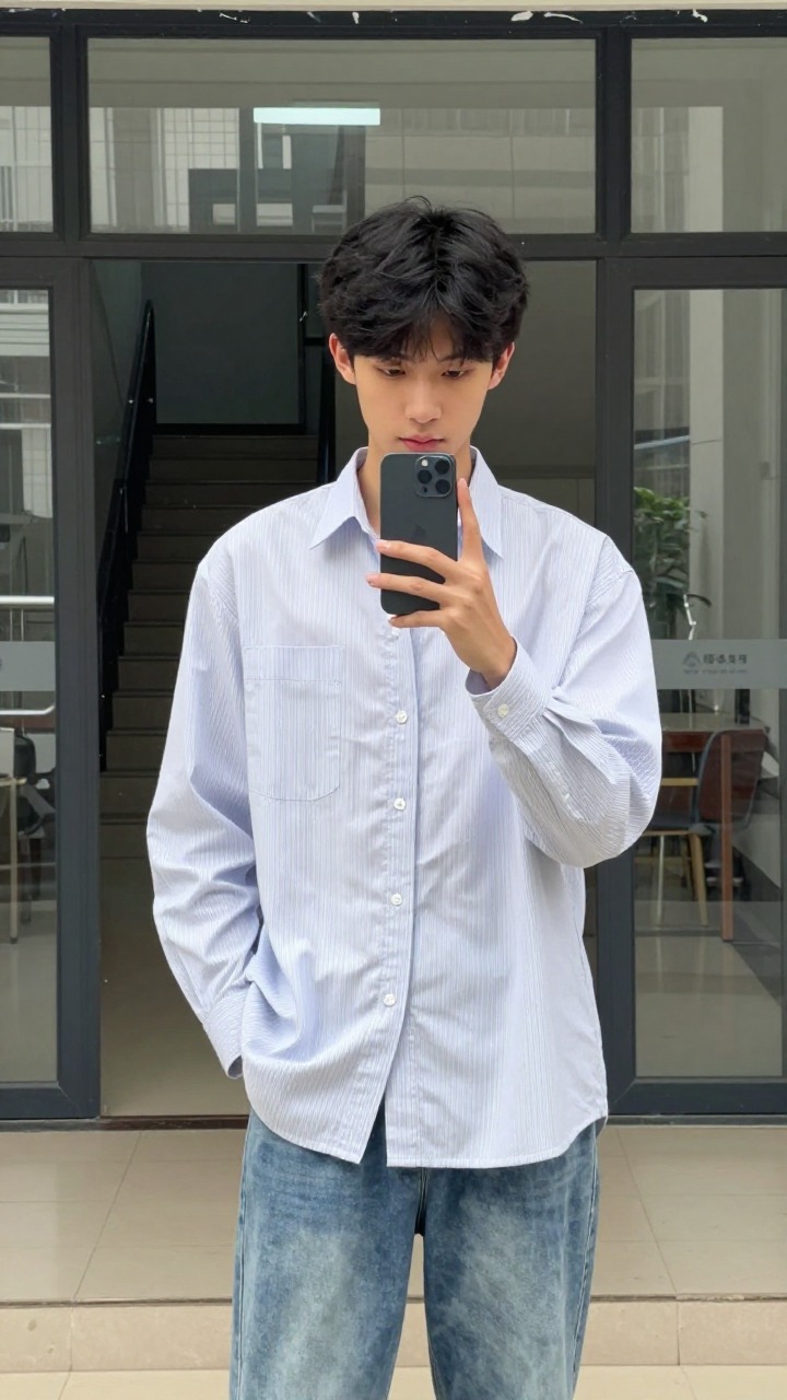 社交媒体语境里的衬衫穿法正在变得更松弛，也更接近日常。