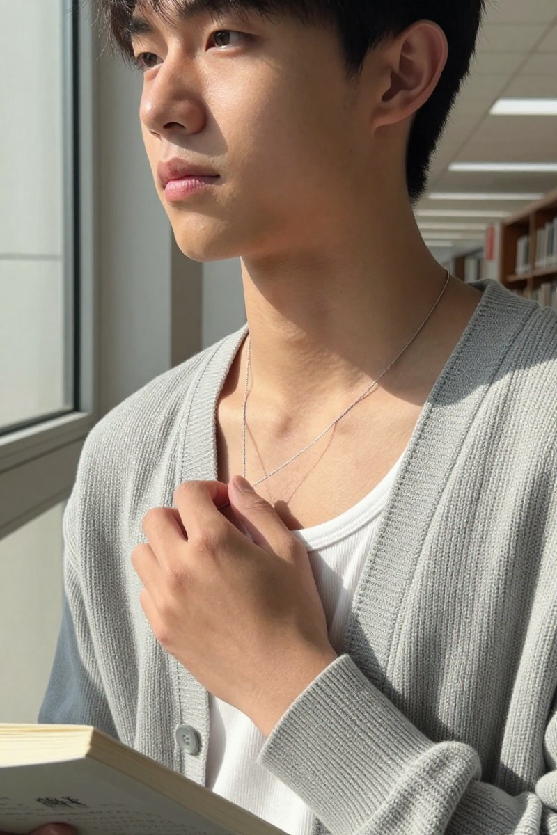 A collarbone-area neck detail image used to explain breathing room around the skin and neckline