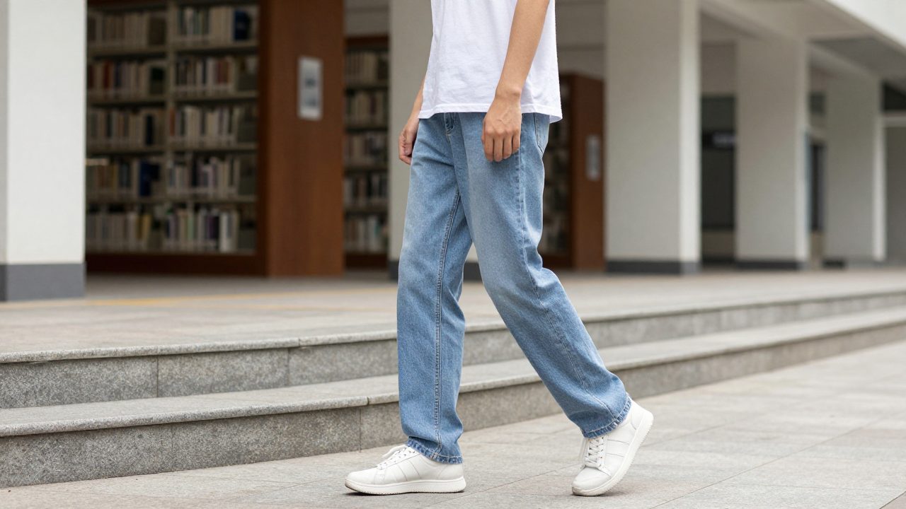 Youth menswear trouser silhouette evolution