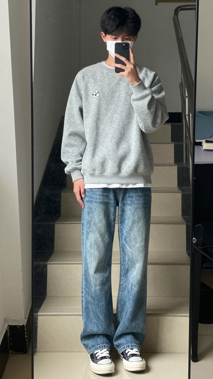 真实穿搭图让裤型变化比理论更直观，也更容易被普通读者感受到。