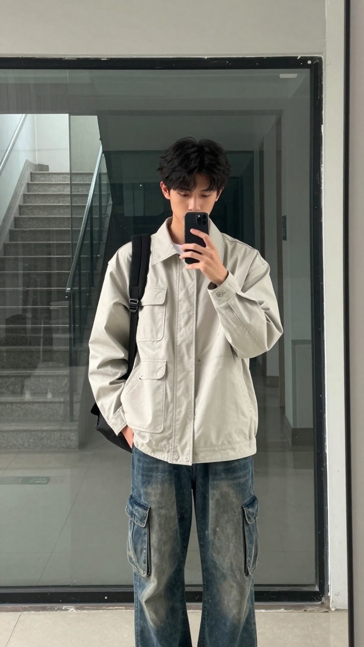 更生活化的抓拍，让轻工装重新回到可穿的都市日常。